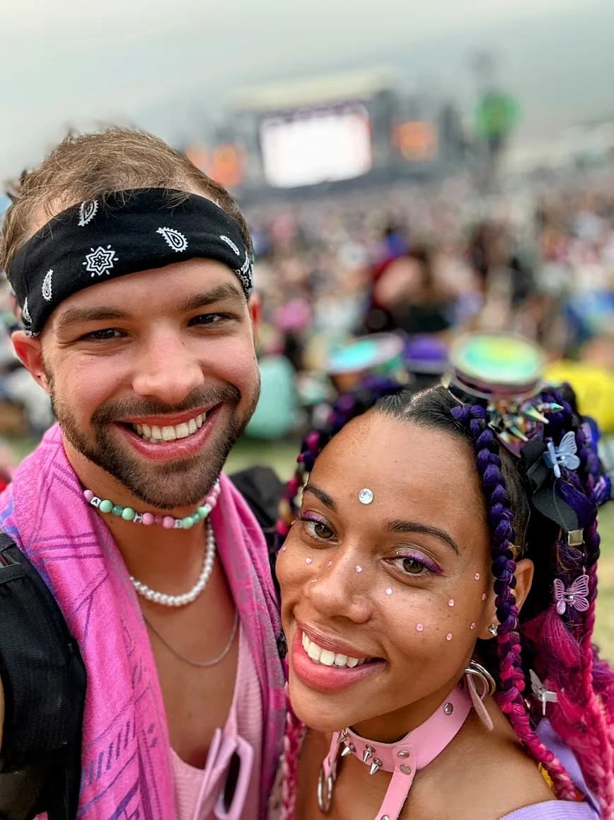 Eva and Sean at Bass Canyon 2023