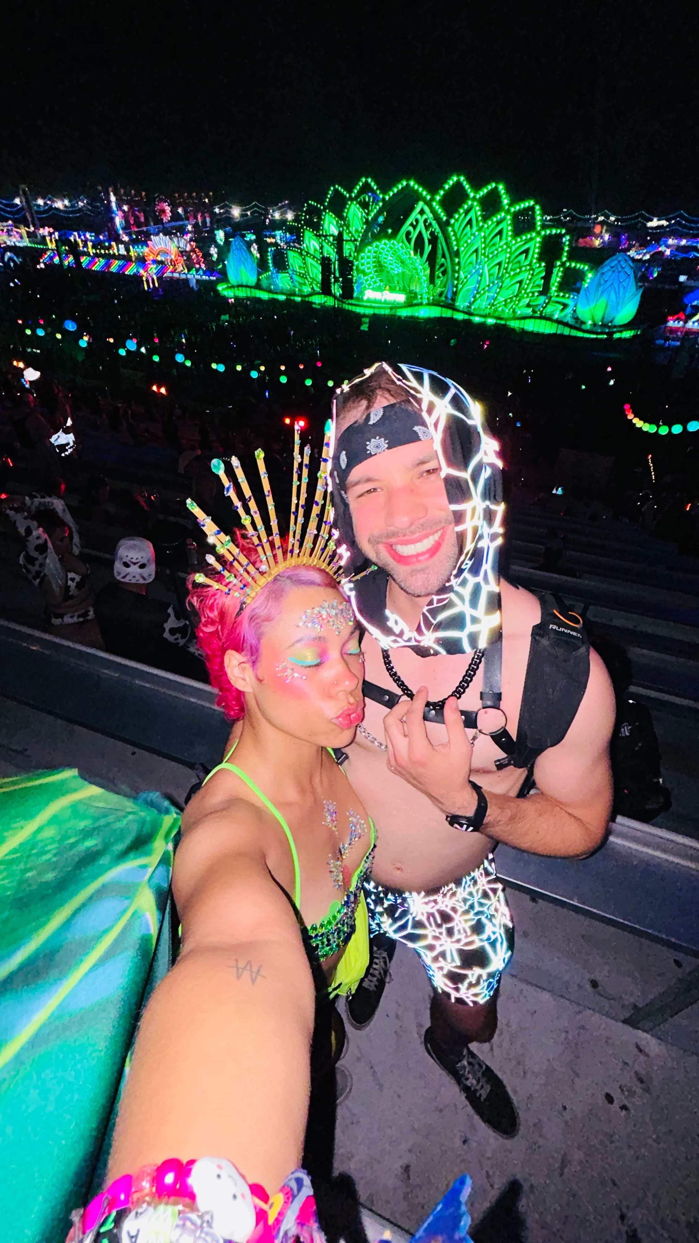 Eva and Seanat at Lights All Night 2023