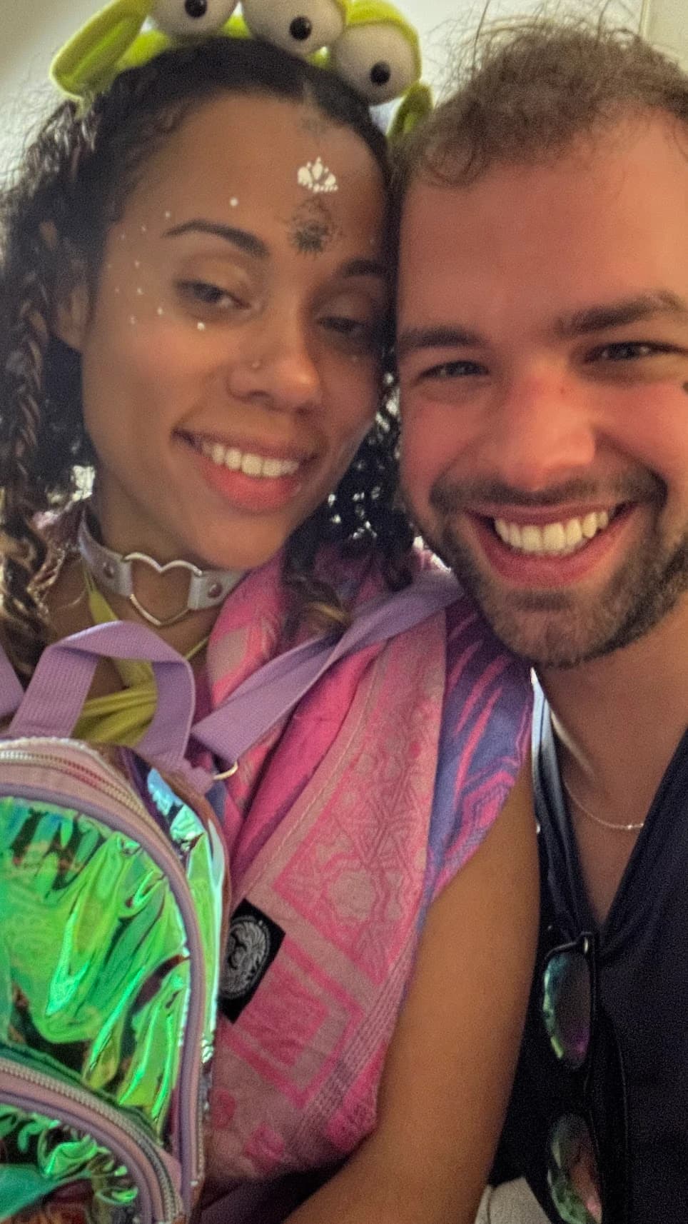 Sean and Eva selfie at Ubbi Dubbi