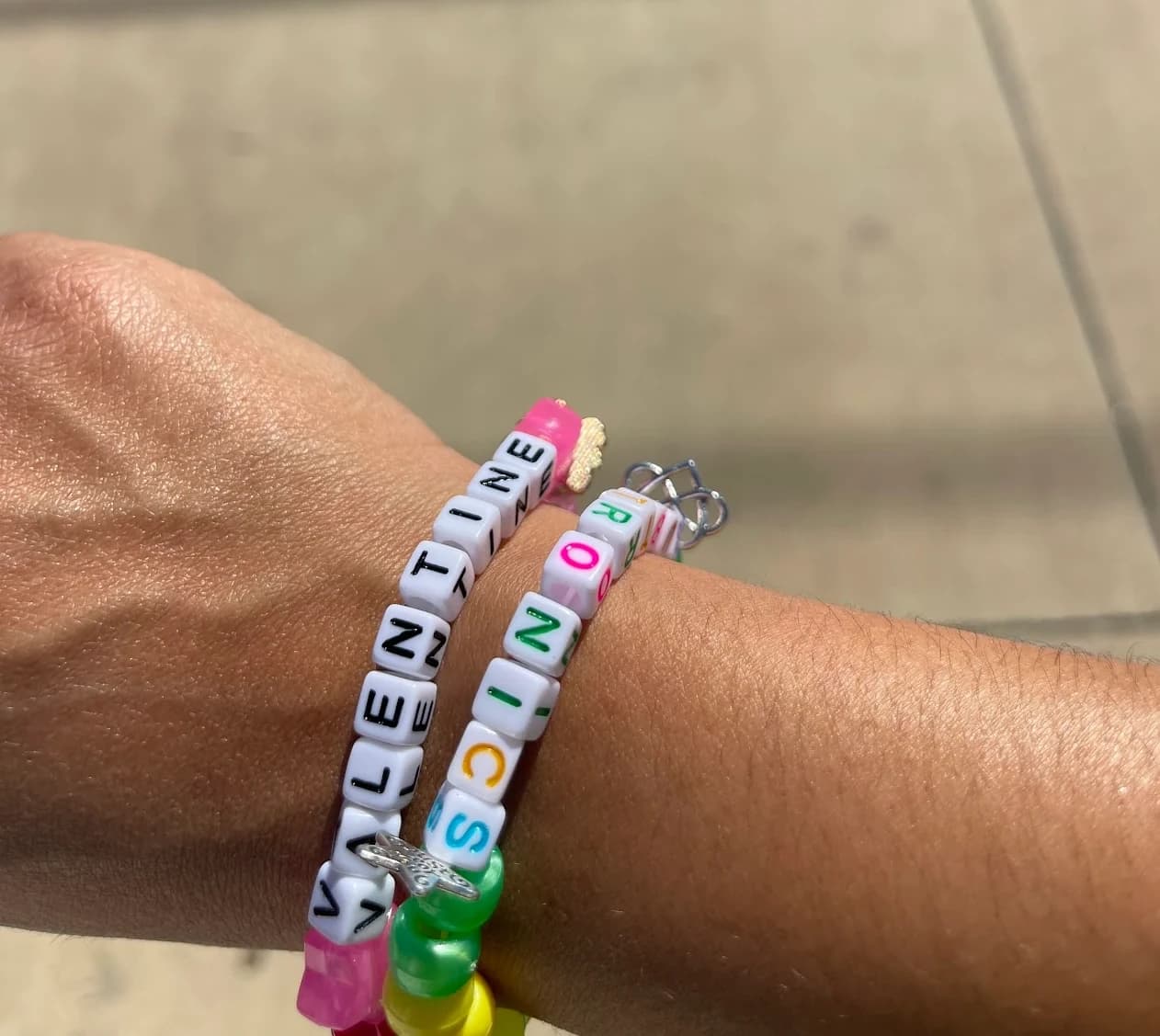 Valentines kandi bracelet